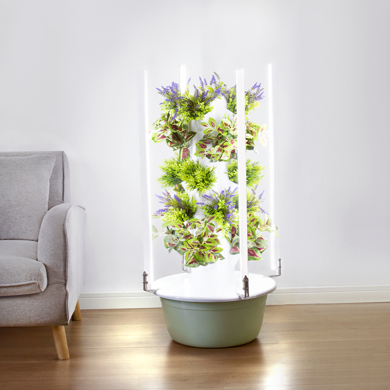 Hydroponic Farming Agriculture - 5-Schichtiger 20-Loch Vertikaler Hydroponik-Anbauturm für die