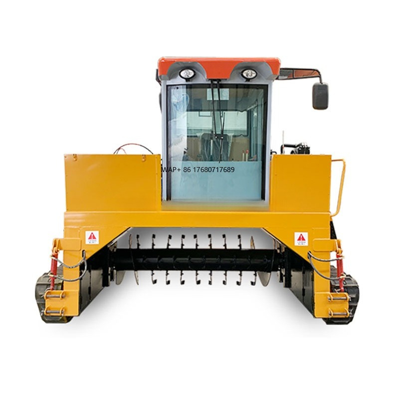 Compost Turner Machine - Kompostwendermaschine vom Raupentyp für Lebensmittelabfälle, Hühnermist,