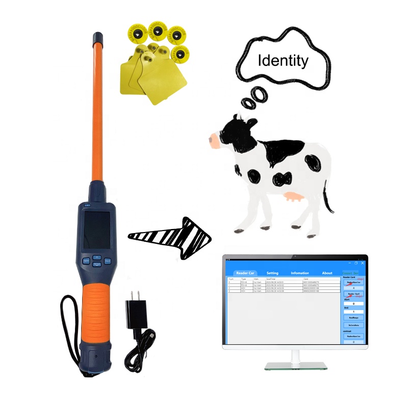 Livestock Ear Tag - 134,2kHz ISO11784/5 RFID-Stick-Lesegerät FDX-B HDX für