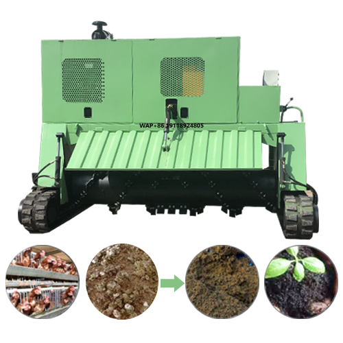 Compost Turner Machine - Landwirtschaftliche Maschinen Traktoren Vollautomatische Landwirtschaftsmaschine Raupenartiger