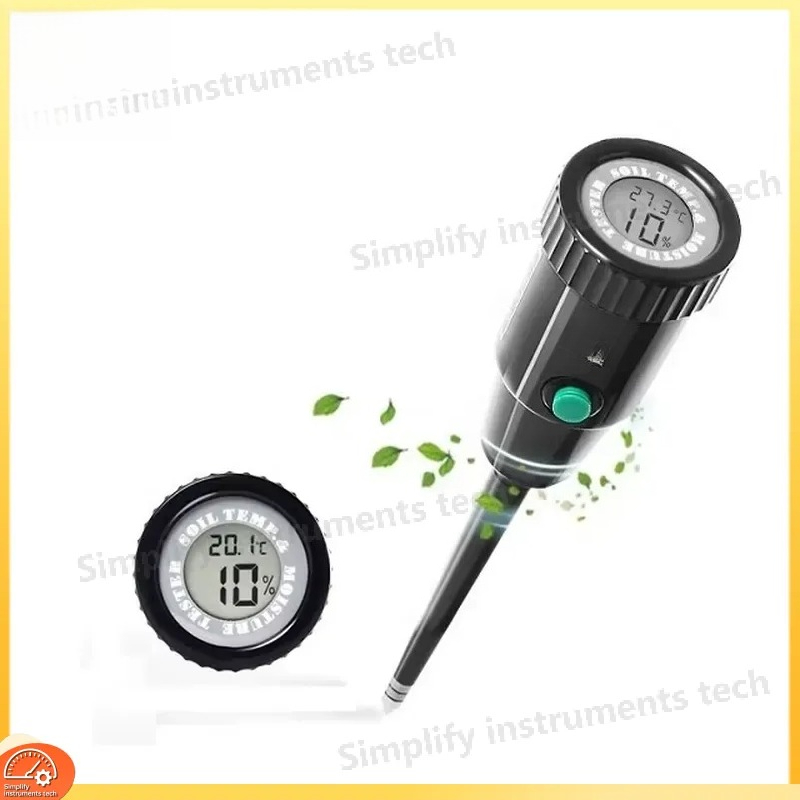 Hydroponic Farming Agriculture - Digitaler Bodenfeuchtemesser Temperatur-Feuchtigkeits-Sensor Tester Garten Landwirtschaft
