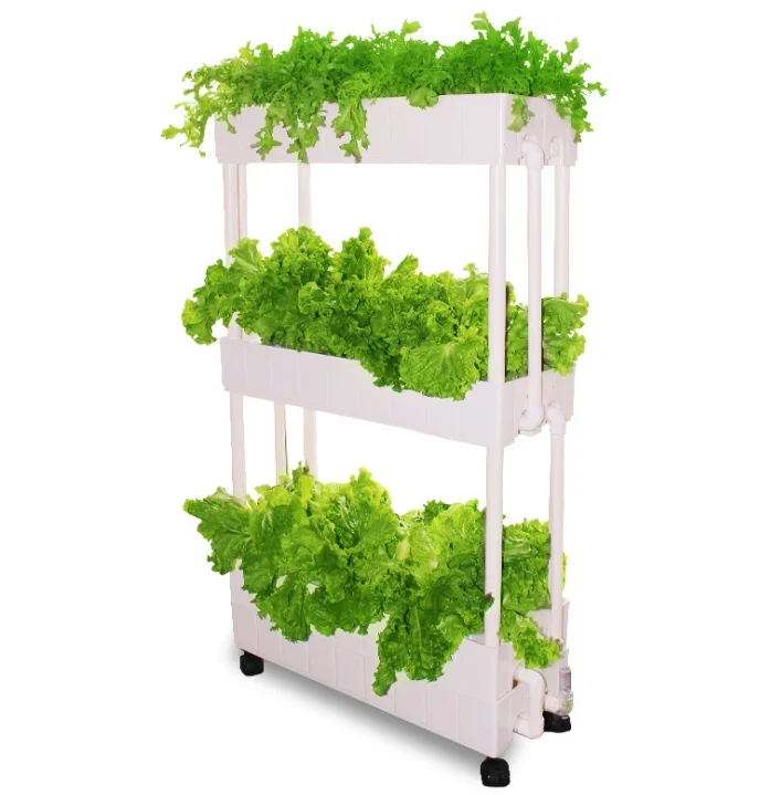 Hydroponic Farming Agriculture - Anpassbare Hydrokultur-Anbauregale für vertikale Indoor-Farming-Anlagen zur