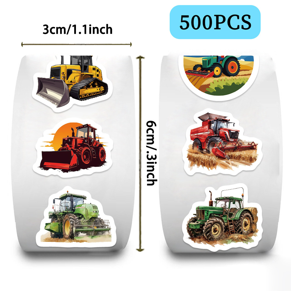 500 Stück Traktor-Aufkleber-Ro – Agriculture Farming For Kids Bewertung und Preis