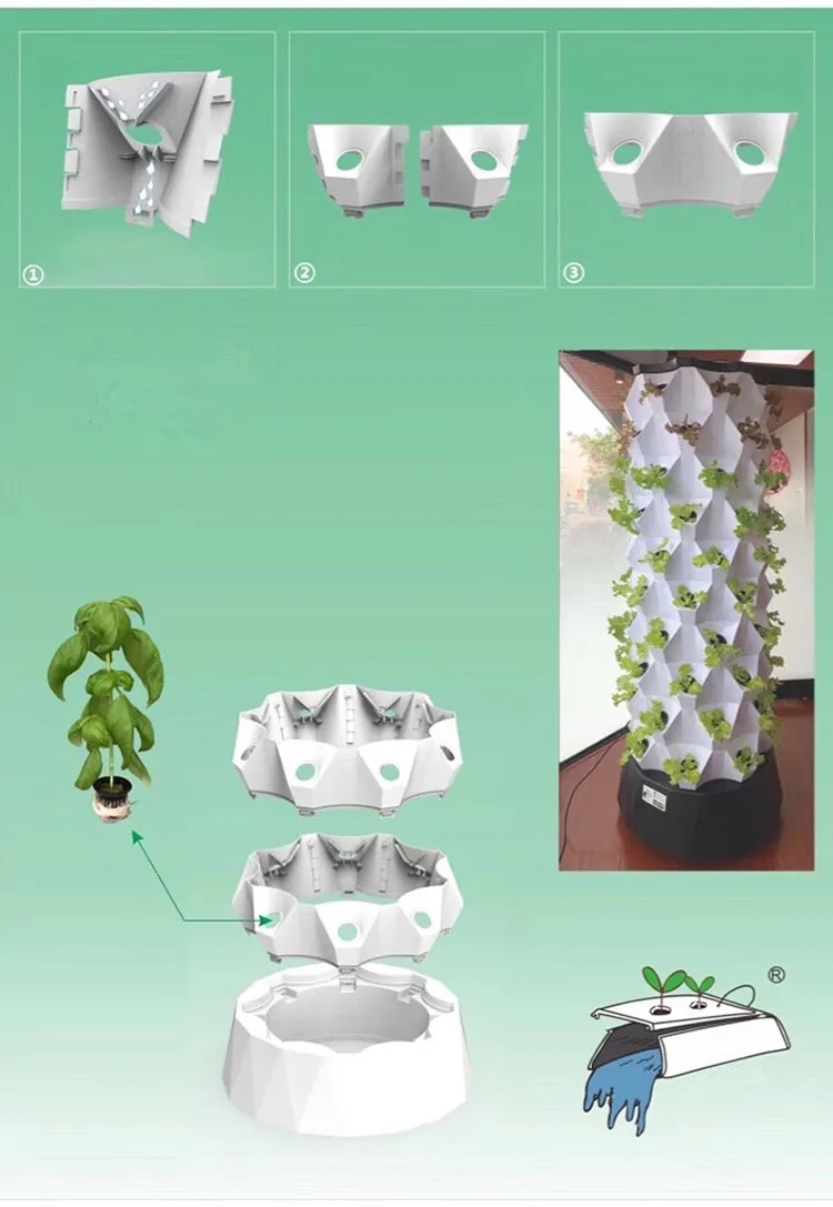 Landwirtschaftliche Gewächshäu – Hydroponic Farming Agriculture Bewertung und Preis
