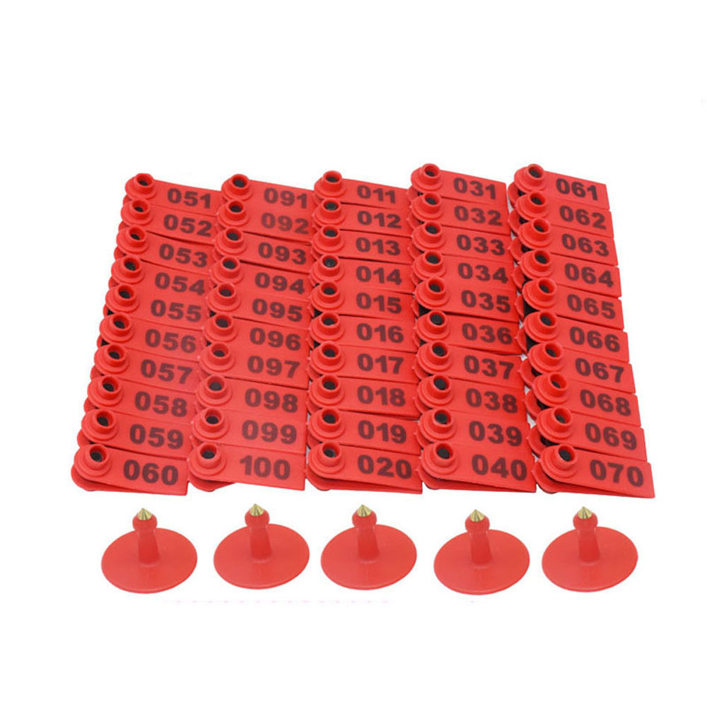 Nr. 001-100 Vieh Schaf Ohr mar – Livestock Ear Tag Bewertung und Preis